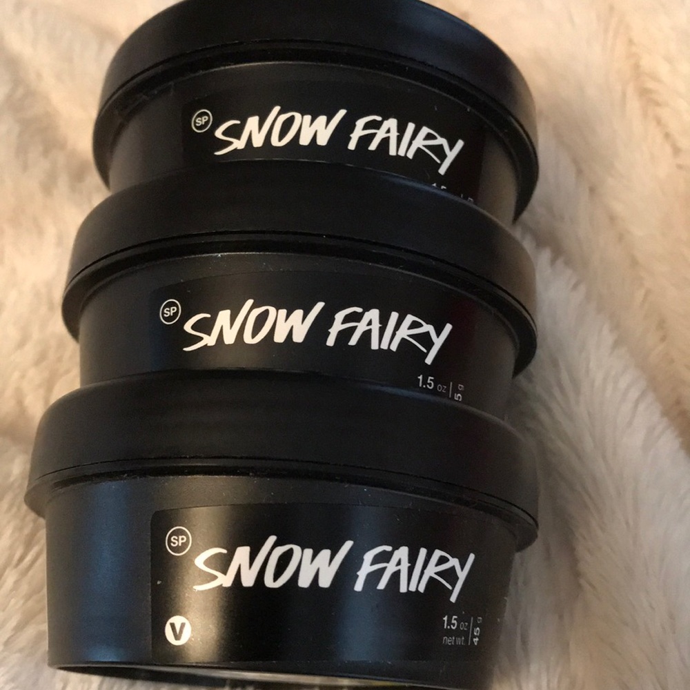 Lush snow fairy body conditioner lot of 3 1.5 oz